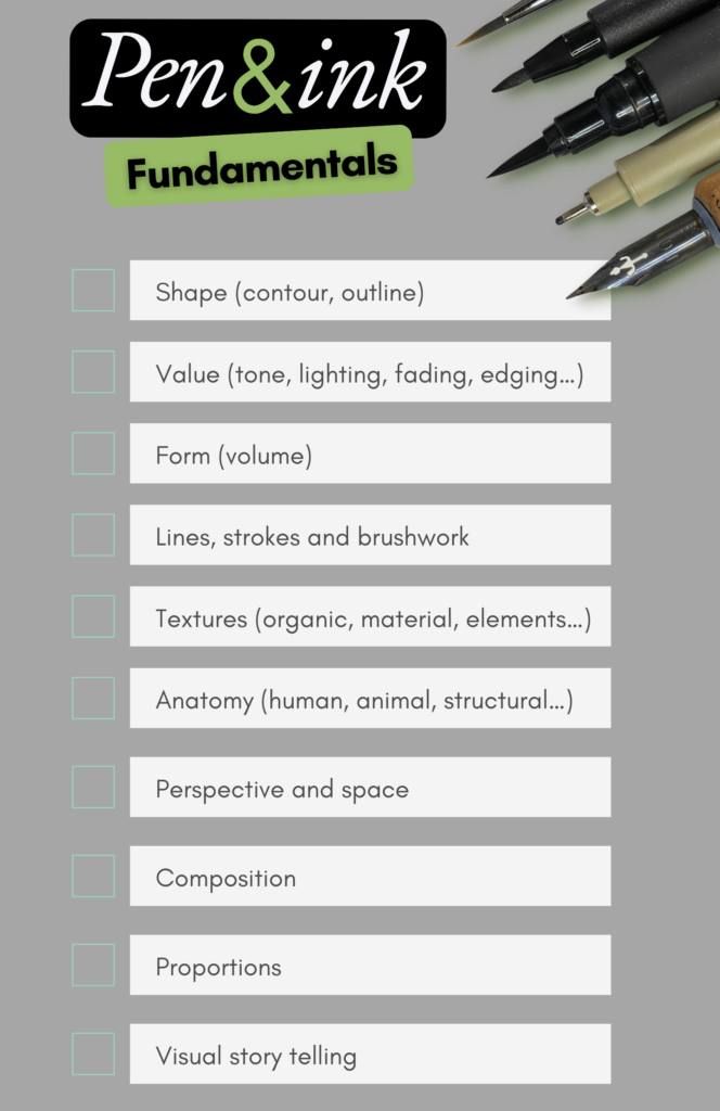 Fundamentals of pen and ink last