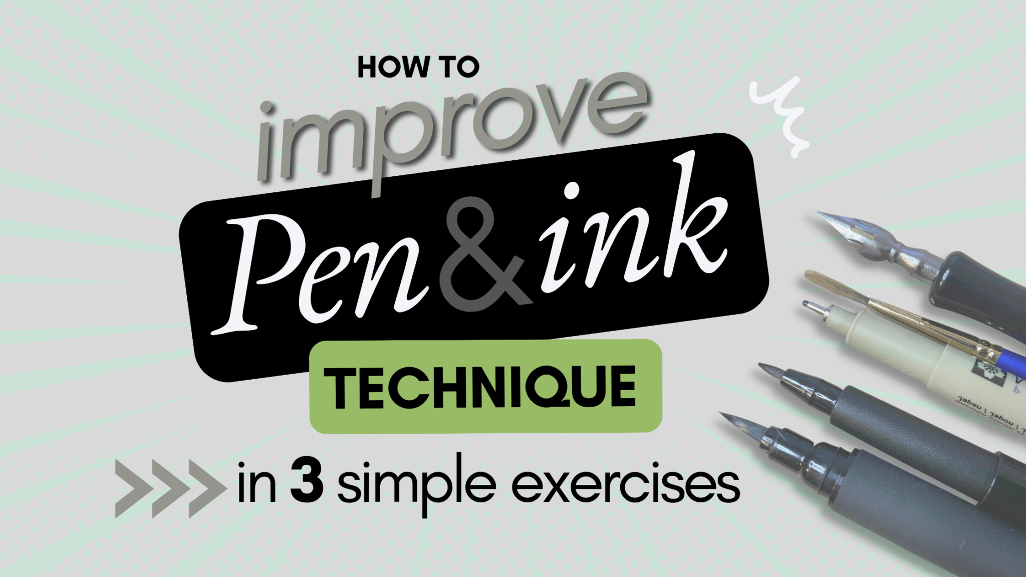 How To Improve Pen And Ink Technique Longstride Illustration