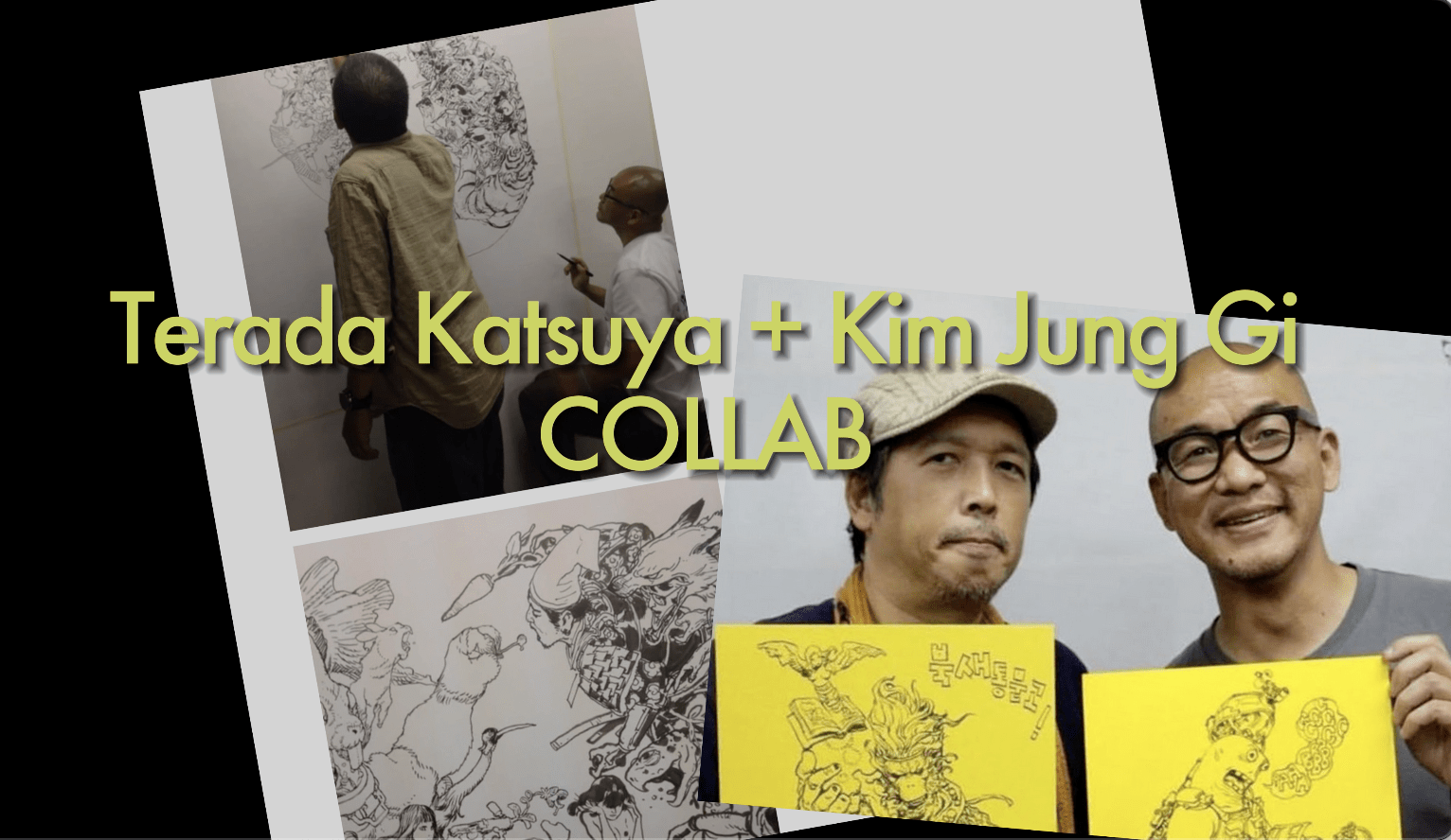 Kim Jung Gi and Terada Katsuya art collaboration