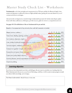 Master Checklist Sample Page 04