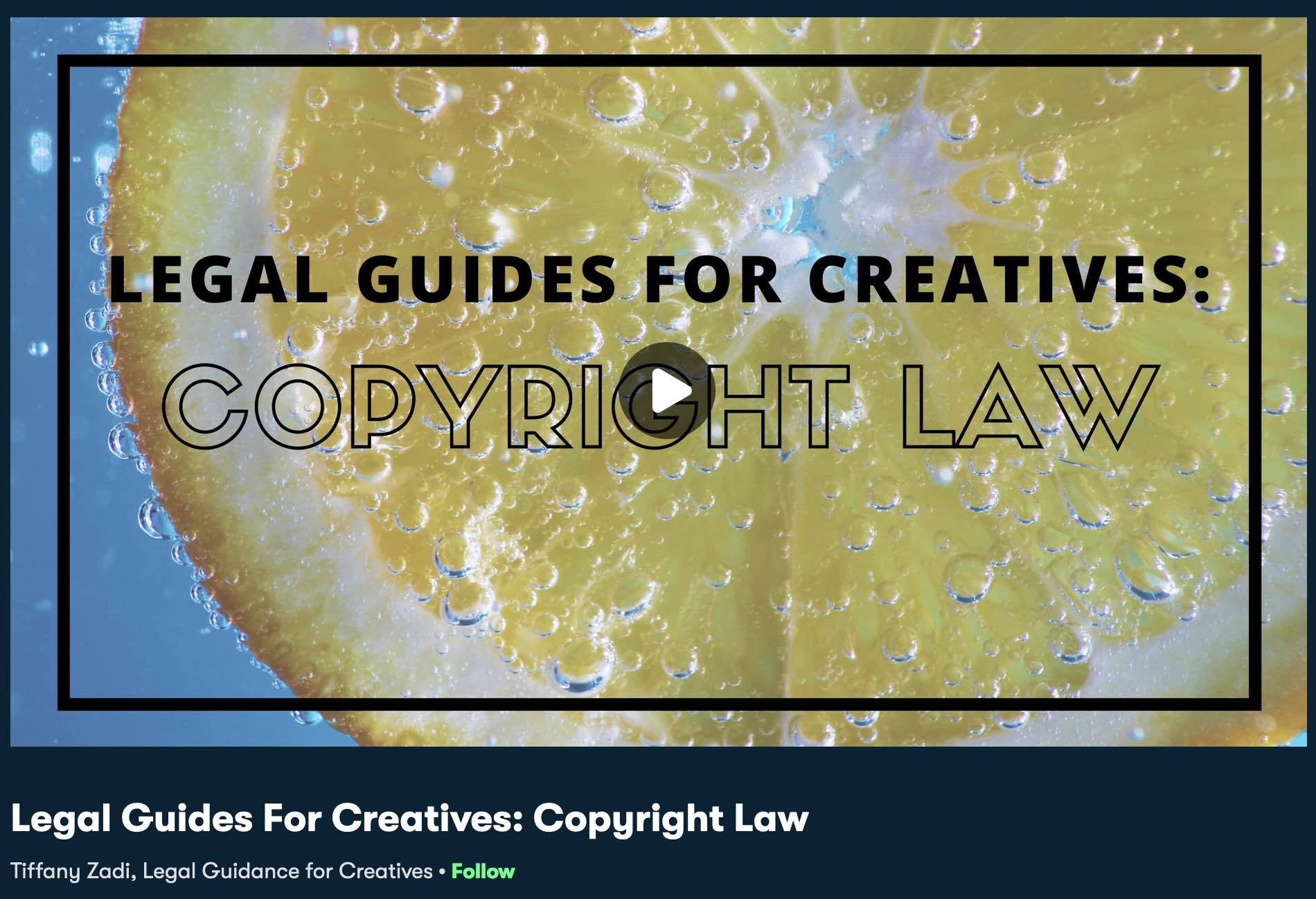 Copyright-For-Creatives-Course