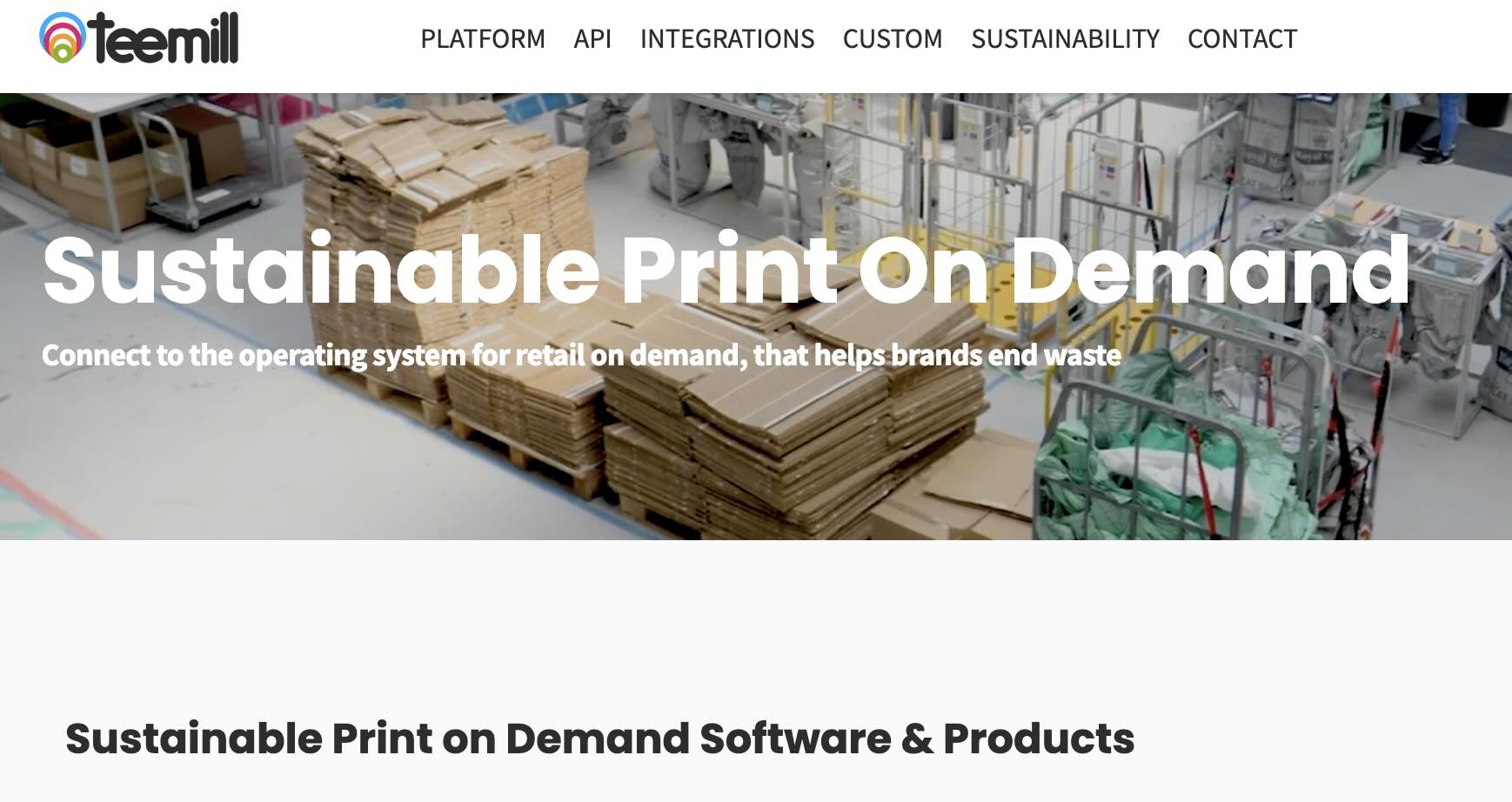 Teemill Print on Demand