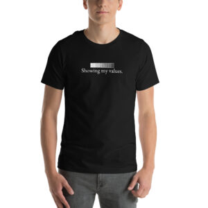 Showing-my-values-men-shirt