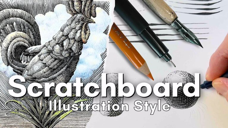 Scratchboard-Style-Blog