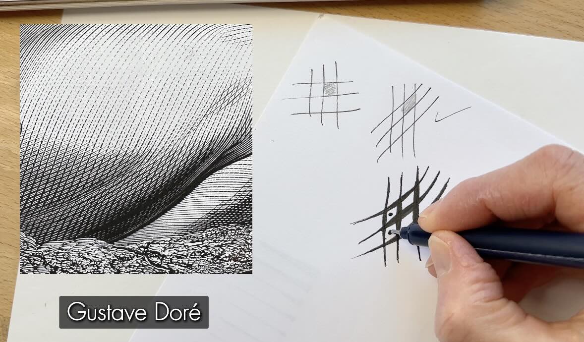 Crosshatching-Style-Practice