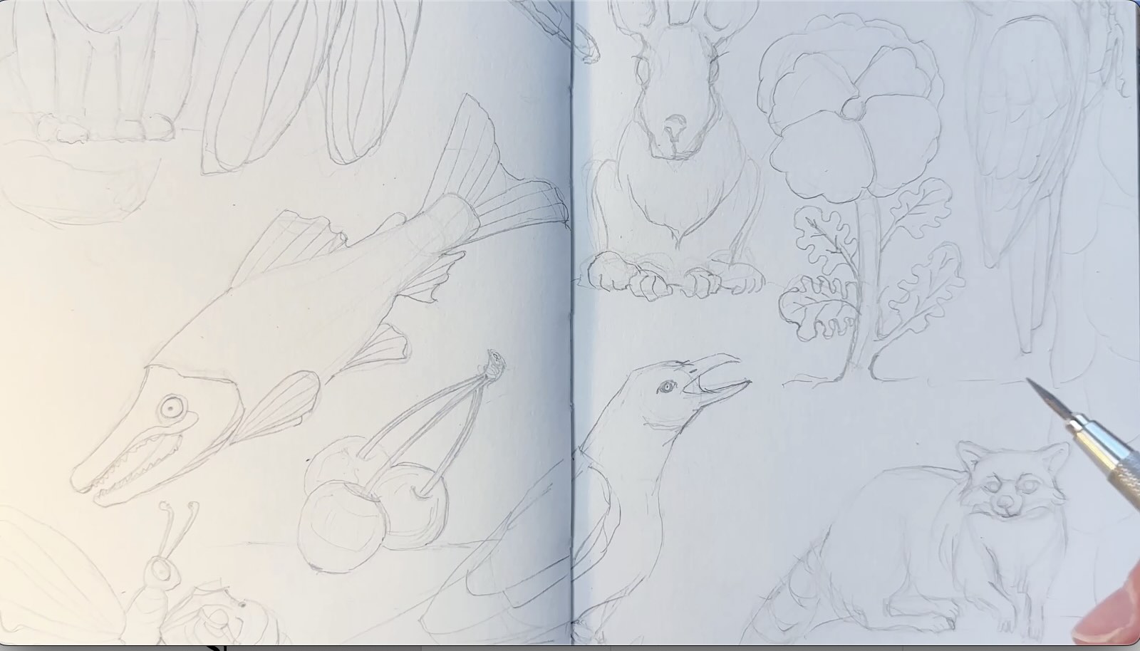 Sketchbook-Pencil-Doodles