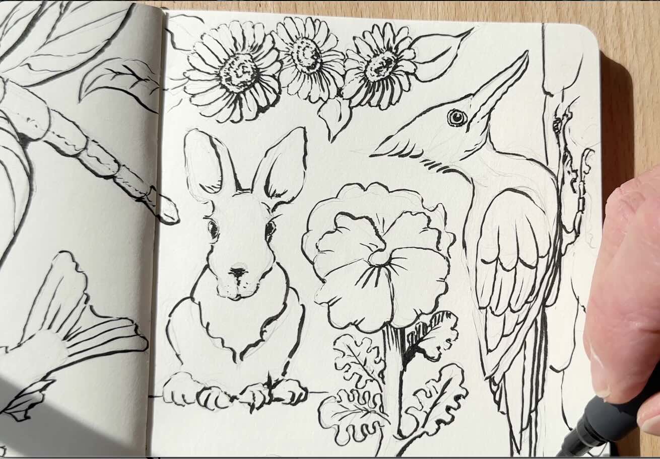 Sketchbook-Doodles-Lineart