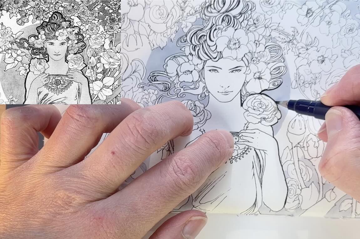 Mucha-Rose-Illustration