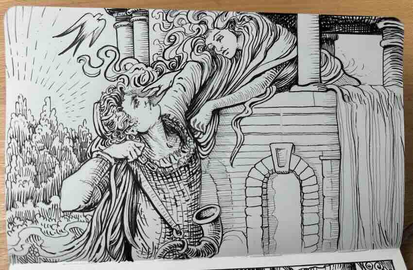 Bunching-Rapunzel-Study