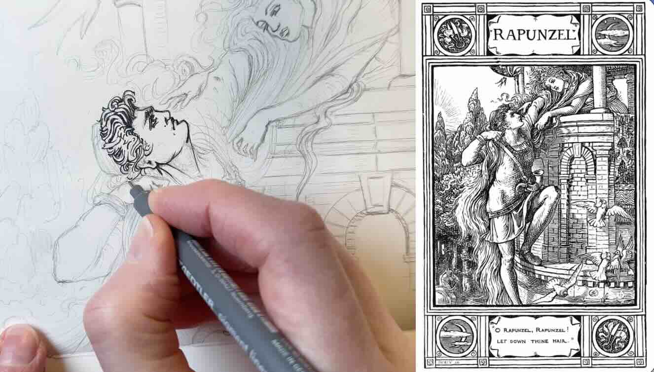 Rapunzel-Study-Pencils