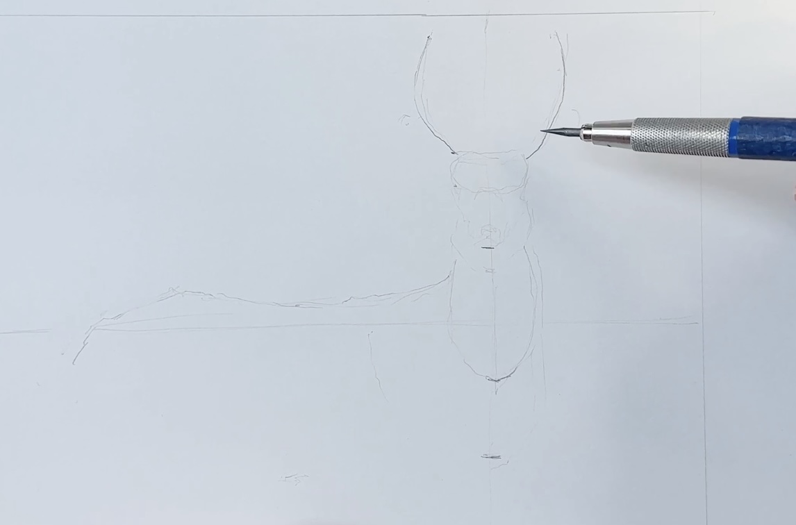 Deer-Drawing-Markers